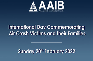 International Day Commemorating Air Crash Victims and their Families graphic