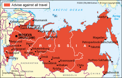 can you travel to russia by car