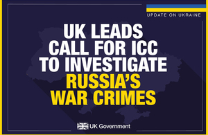 Graphic: UK leads call for ICC to investigate Russia’s war crimes