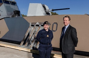 Scottish Secretary Alister Jack at the Haakonsvern naval base