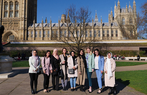 Women outside Parliament