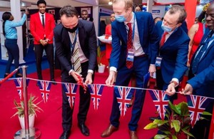 The Official opening of the UK Pavilion