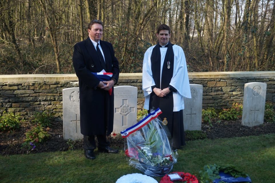 Rededication Service for Cpl Frederick Herbert Skinner