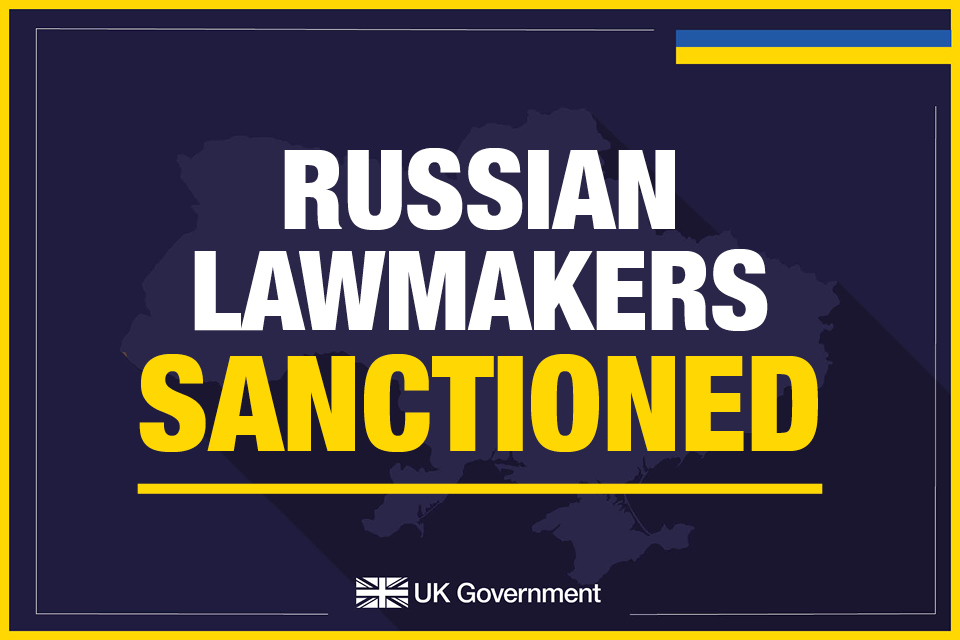 Foreign Secretary sanctions 386 Russian lawmakers who supported Putin's invasion of Ukraine