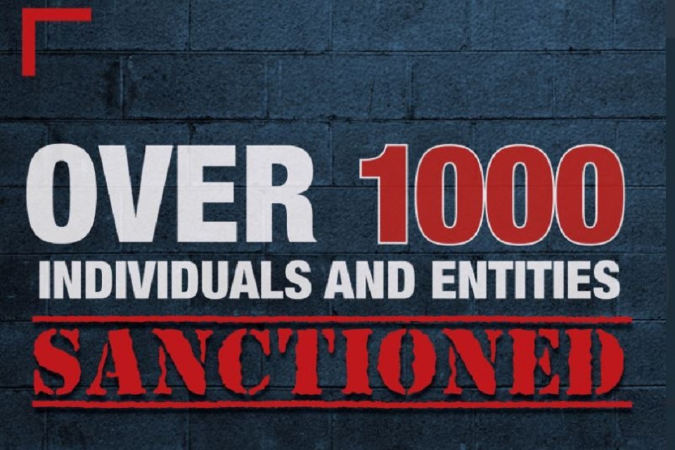 Foreign Secretary announces historic round of sanctions on Russia