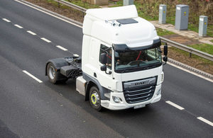 The Operation Tramline ‘supercab’ patrolling a motorway