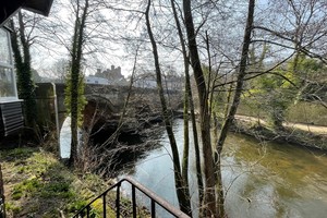 Matlock Bridge as seen from the river bank