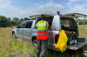 Inspector in the field