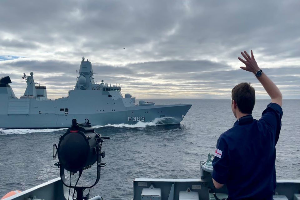UK delivers NATO supplies and conducts patrols with JEF partners