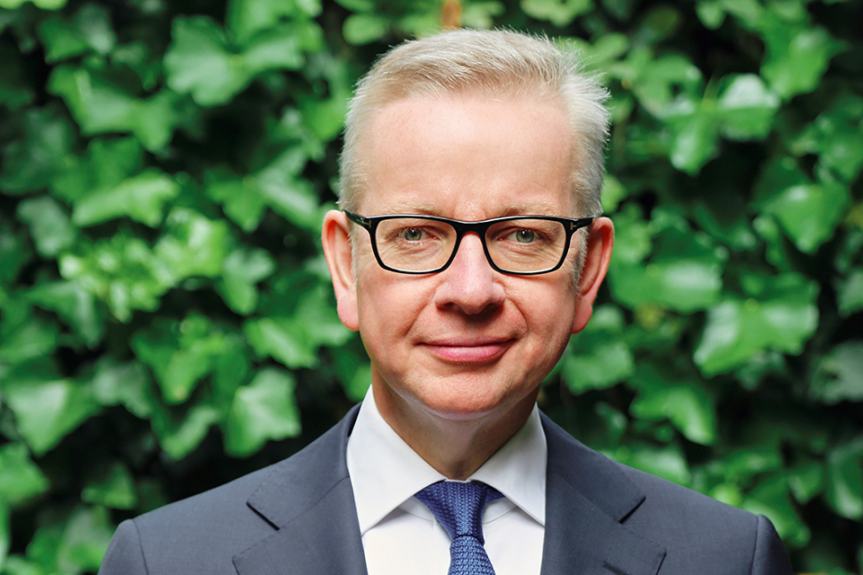 The Rt Hon Michael Gove MP, Secretary of State for Levelling Up, Housing and Communities and Minister for Intergovernmental Relations