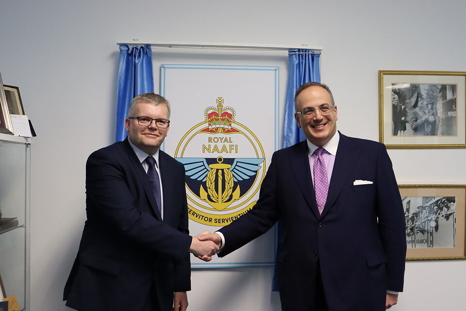 Military base shops and canteens set up by Churchill receives Royal recognition