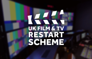 An image showing the film and TV restart scheme logo