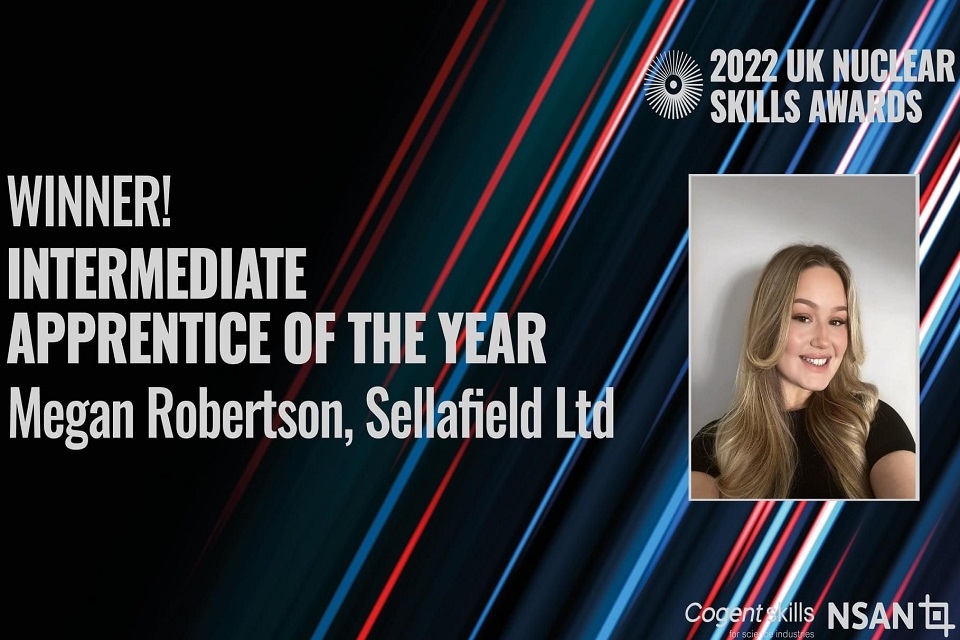 Our Megan scoops prestigious skills award