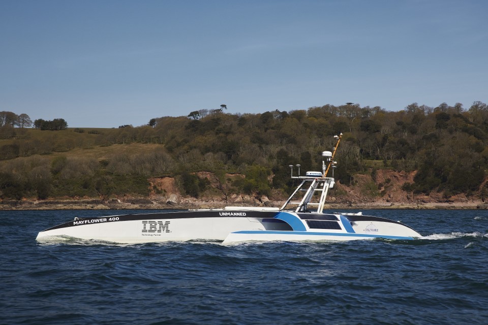 UKHO provides S 100 navigation data for Mayflower Autonomous Ship during at sea testing before departure for US coast