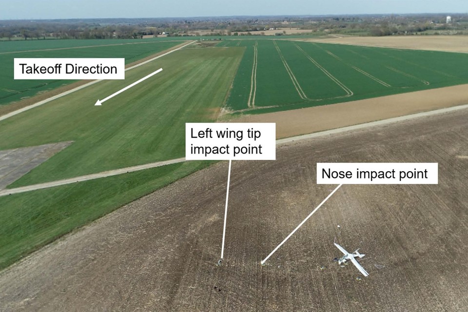 AAIB Report: Silent 2 Electro (G CIRK), during takeoff the aircraft stalled and hit the ground in a steep nose down impact, Wormingford Airfield, Colchester, Essex