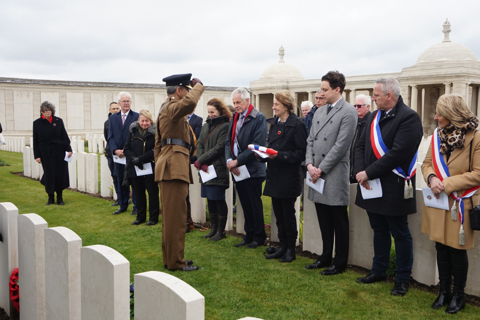 Great War soldiers' graves rededicated in France