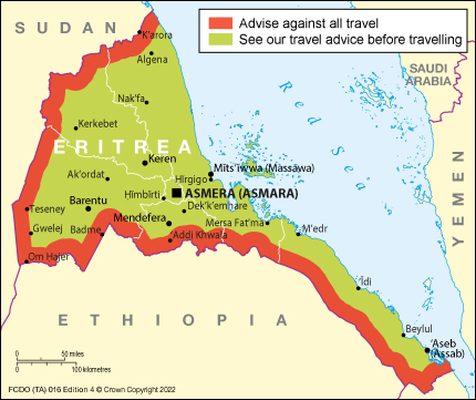 state department travel advisory eritrea