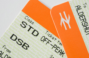 Rail tickets.