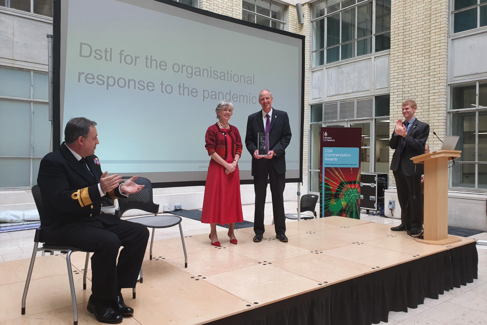 Bumper awards for Dstl’s world-leading science