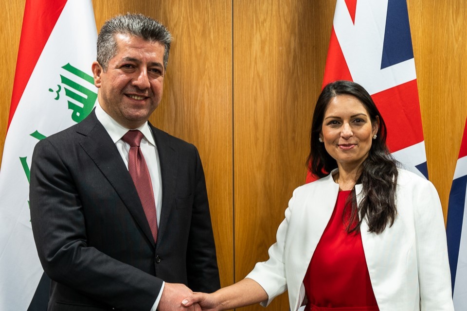 Home Secretary meeting with Masrour Barzani