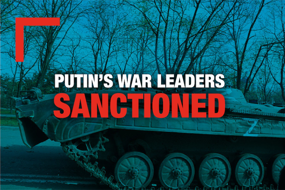 New sanctions targeting Putin’s war leaders