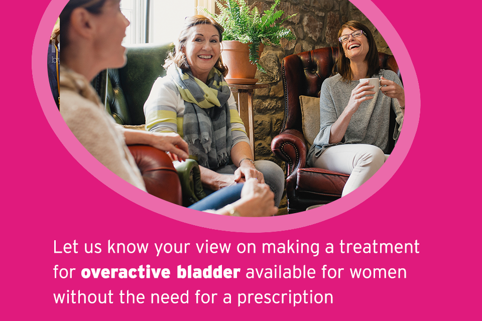 Share your views on making a treatment for overactive bladder available for women without need for prescription