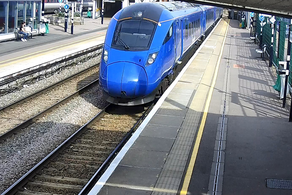 Overspeeding incident at Peterborough station