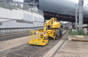 The mobile elevated work platform involved in the incident.