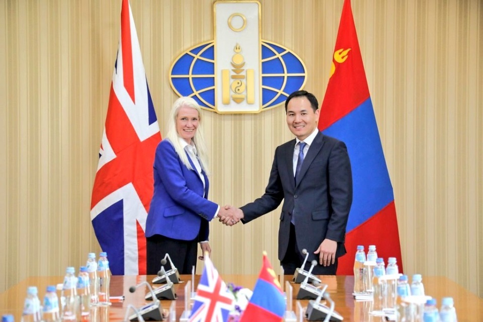 UK Minister for Asia visits Mongolia to boost collaboration in trade, climate change and education
