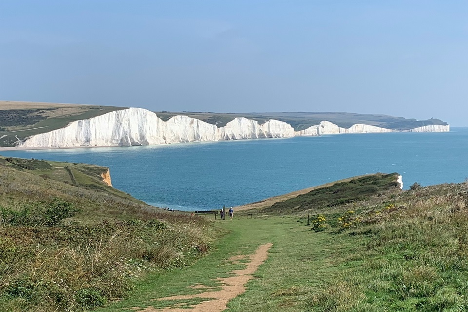 England Coast Path takes a step forward as Shoreham by Sea to Eastbourne stretch is officially open