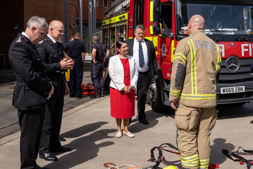 Home Secretary unveils ambitious plans for fire reform