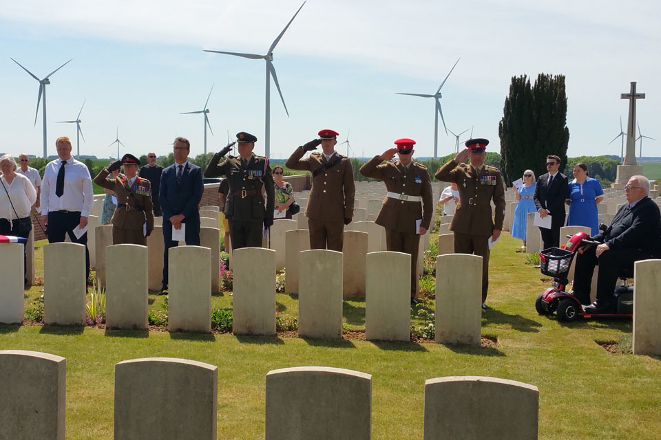 Rededication services for Irish soldiers lost in the Great War