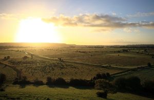 The Somerset Wetlands is the largest super National Nature Reserve (image showing the reserve)