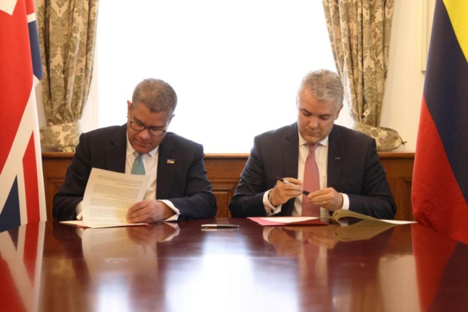 Joint statement by the Governments of UK and Colombia on mobilising climate finance in Colombia through the Partnership for Sustainable Growth