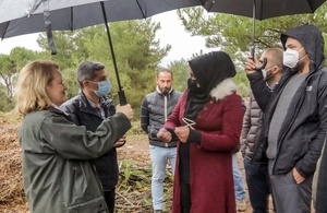 COP26 Regional Ambassador for the Middle East and Africa, Janet Rogan at Cedar Reserve Chouf