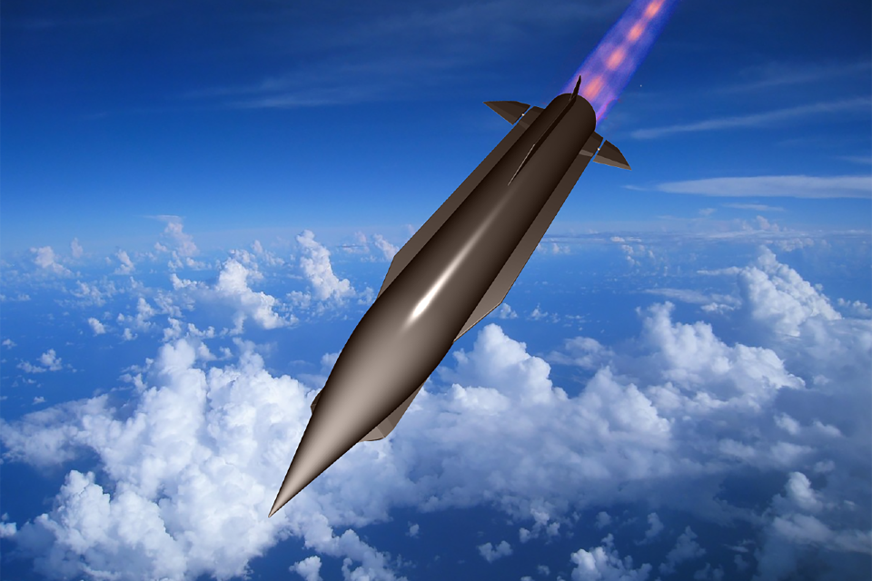 Graphic of a missile