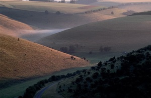 The Yorkshire Wolds landscape