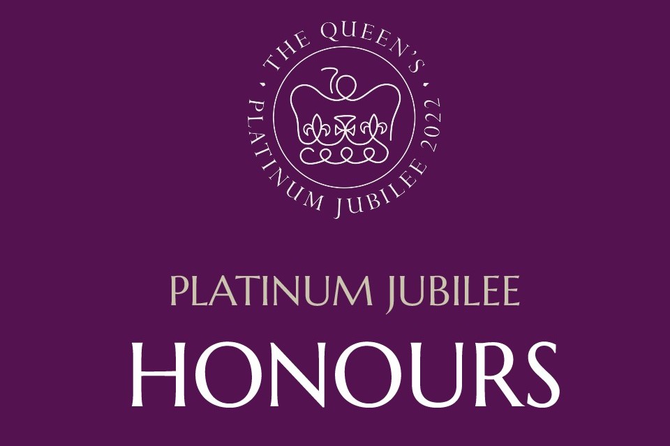 Honours list marks HM The Queen's Jubilee year