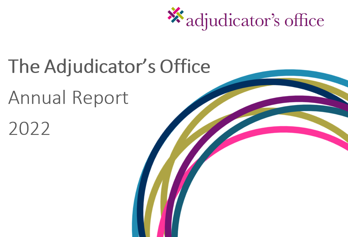Adjudicator's Office annual report logo