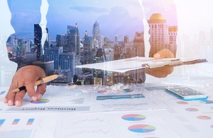Businessman Examines Finance Tax