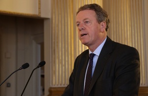 Alister Jack speaking at SCGA