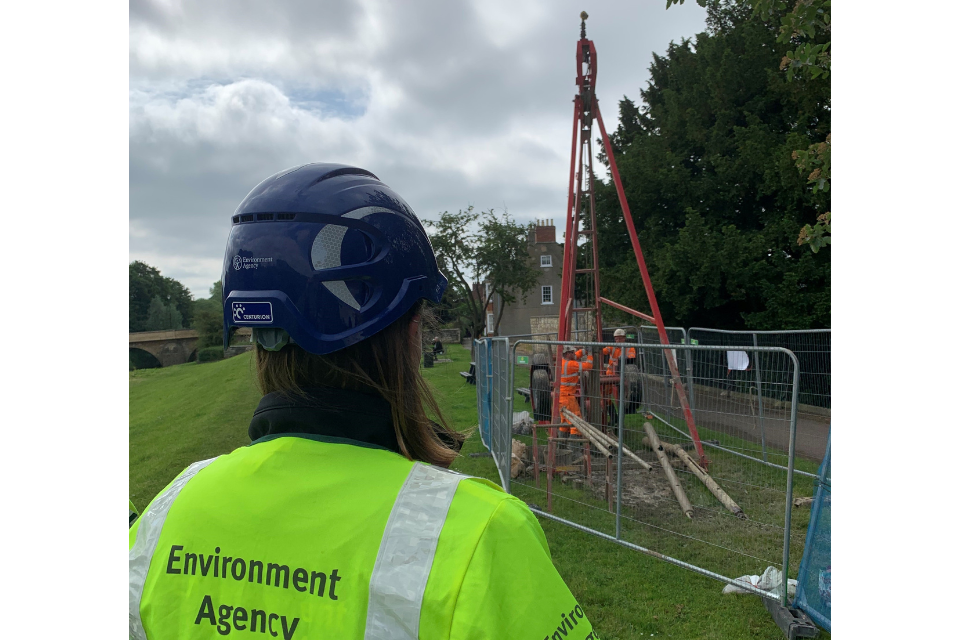 Ground investigation works start in Tadcaster for flood defences