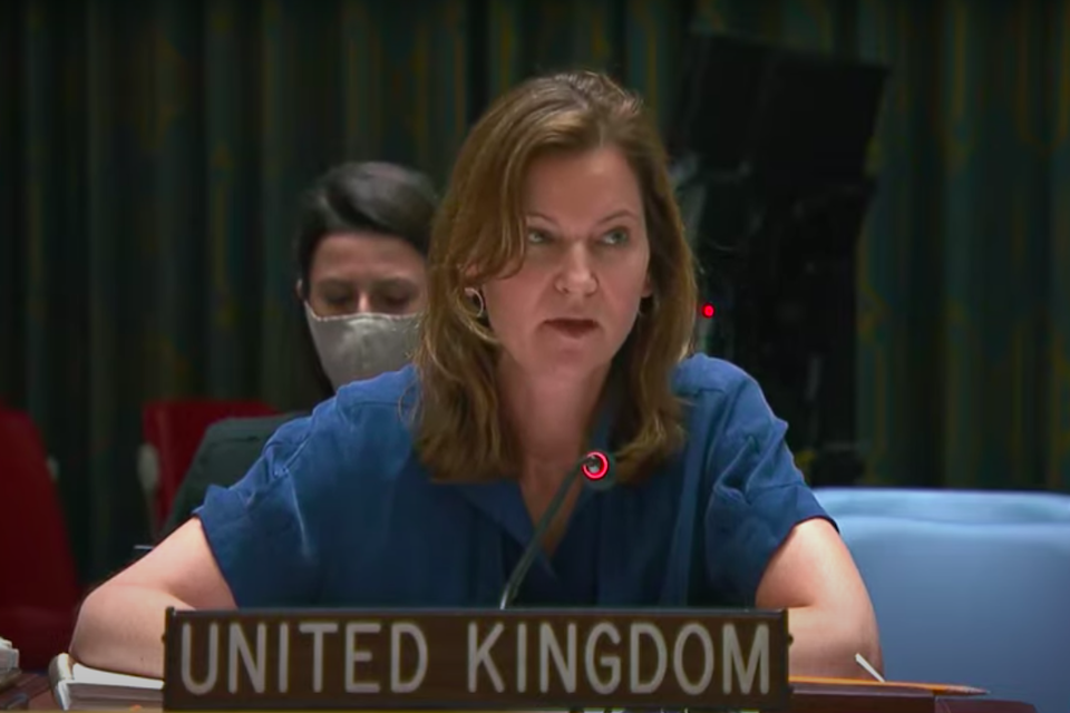 Alice Jacobs, UK Deputy Political Coordinator at the UN,