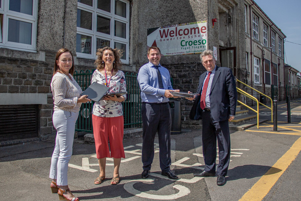 School children set to receive IT equipment thanks to DVLA