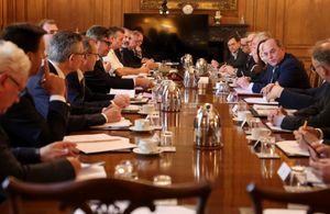 Defence Secretary meets industry leaders at Downing Street