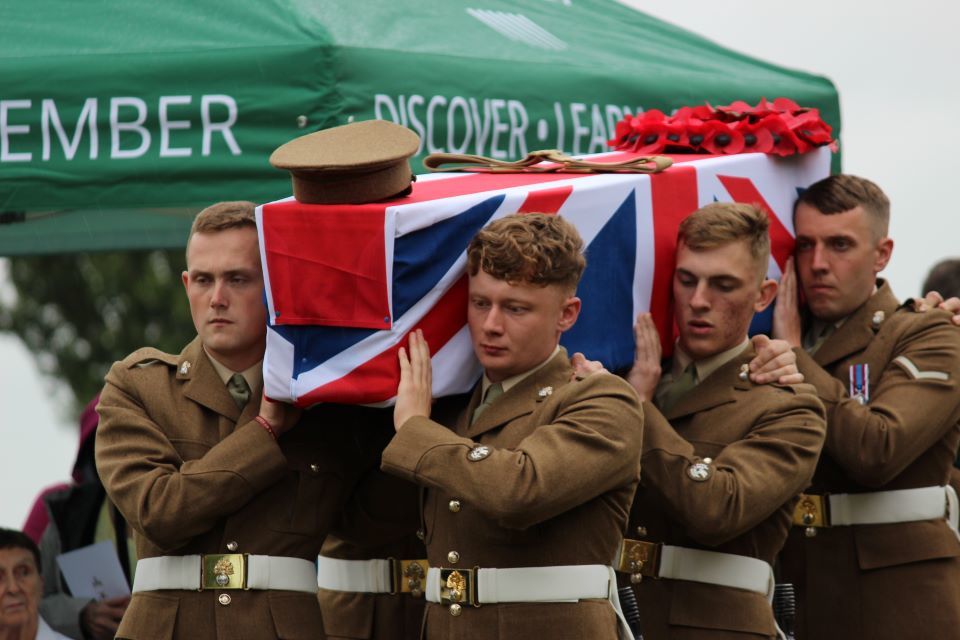 Seven soldiers of the Great War finally laid to rest