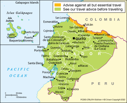 Ecuador travel advice – GOV.UK