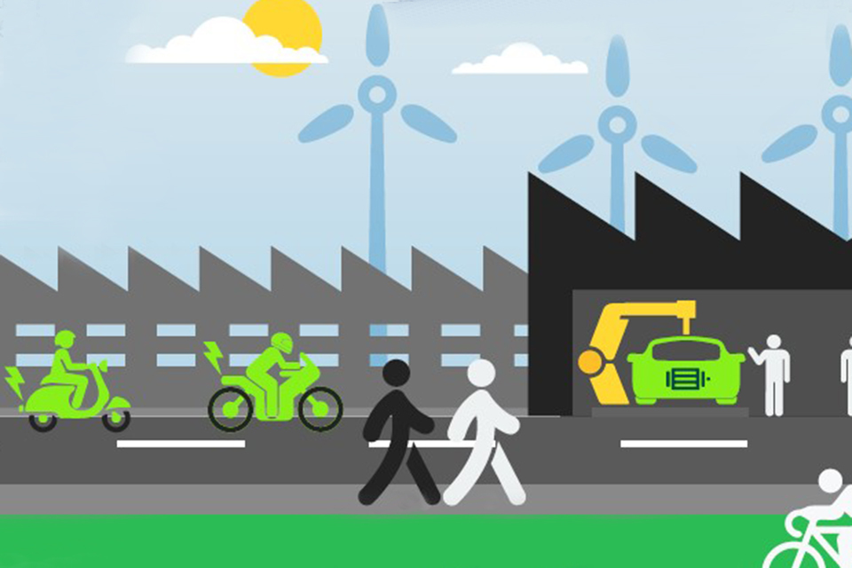 Electric motorbikes race onto UK roads through transport decarbonisation measures