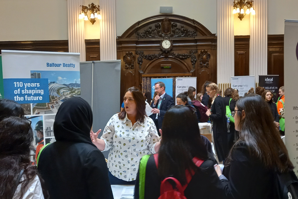 Frances shares opportunities for females at Hull STEM careers event