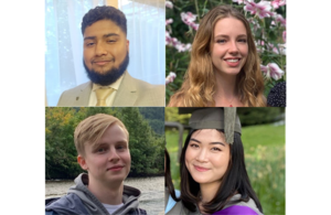 A merged photo for our 4 colleagues Hanif Hatab, Rachel Fenner, Nathan Lea, Laure Le